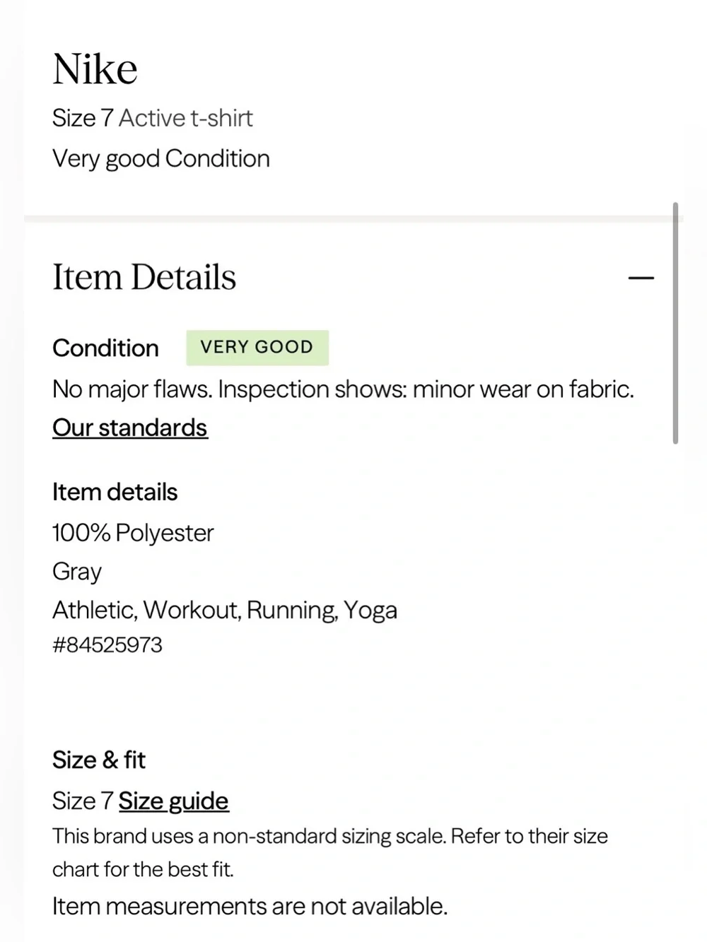 NIKE Gray & Red Kids' Football Dri-Fit Active Wear Performance Tee